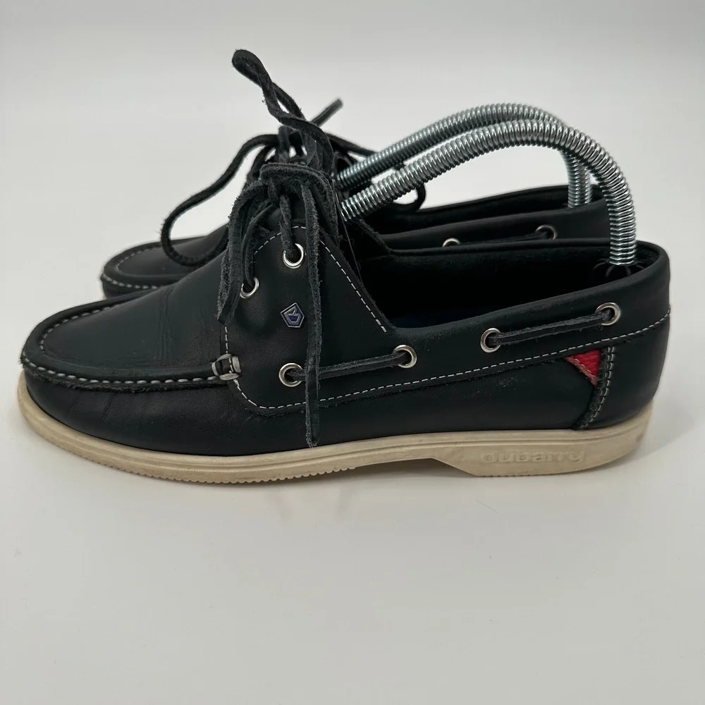 Dubarry‎ of Ireland Admirals Deck Shoes Womens Size 6 Blue Two Eye Soft Durable